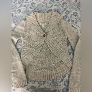 NWT Aeropostale Women's Beige Knit Shrug